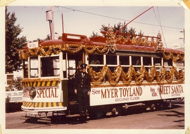 Photograph - BASIL MILLER COLLECTION: SANTA SPECIAL TRAM