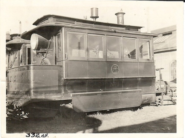 Photograph - BASIL MILLER COLLECTION: NO 1 STEAM TRAM LOCOMOTIVE