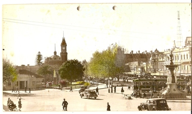 Photograph - BASIL MILLER COLLECTION: HANDCOLOURED CHARRING CROSS, Possibly 1930/1940s