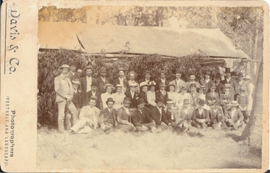 Photograph - GROUP PHOTO IN BUSH, approx. 1900