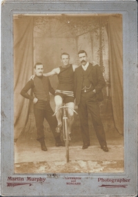 Photograph - CYCLIST C 1900, early 1900's