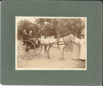 Photograph - HORSE DRAWN VEHICLE, late 1800's
