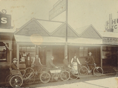 Photograph - MASSEY HARRIS CYCLES: BENDIGO, approx. 1920's