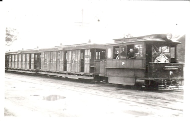 Photograph - BASIL MILLER COLLECTION: STEAM TRAM