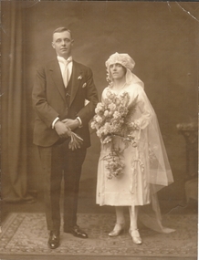 Photograph - WEDDING PORTRAIT, approx. 1920's