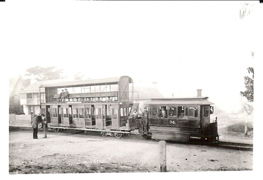 Photograph - BASIL MILLER COLLECTION: STEAM TRAM