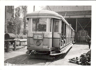 Photograph - BASIL MILLER COLLECTION: TRAM TO LEICHHARDT