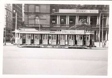 Photograph - BASIL MILLER COLLECTION: TRAM ON A CITY STREET