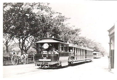 Photograph - BASIL MILLER COLLECTION: STEAM TRAM