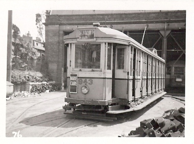 Photograph - BASIL MILLER COLLECTION: TRAM 943