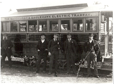 Photograph - BASIL MILLER COLLECTION: SANDHURST AND EAGLEHAWK ELECTRIC TRAMWAY TRAM COPY