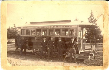 Photograph - BASIL MILLER COLLECTION: SANDHURST AND EAGLEHAWK ELECTRIC TRAMWAY TRAM ORIGINAL