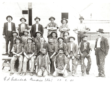Photograph - GREAT SOUTHERN EXTENDED MINE: GARDEN GULLY REEF, 25.2.1901