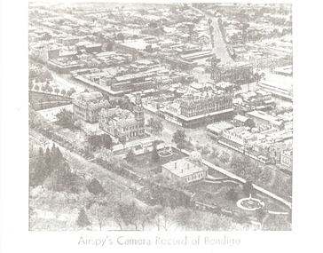 Photograph - AERIAL VIEW: BENDIGO, Approx. 1935
