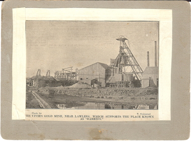 Photograph - VIVIEN GOLD MINE, early 1900's ?