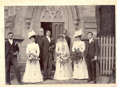 Photograph - WEDDING PHOTOGRAPH 1903, Approx 1903