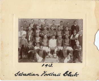 Photograph - SEBASTIAN FOOTBALL CLUB, 1913