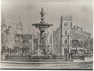 Photograph - BASIL MILLER COLLECTION: PHOTOGRAPHIC COPY OF ALEXANDRA FOUNTAIN