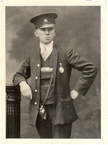 Photograph - BASIL MILLER COLLECTION: CROPPED PORTRAIT - YOUNG CONDUCTOR
