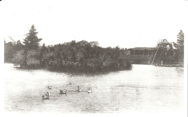 Photograph - UPPER RESERVE LAKE, early 1900's ?