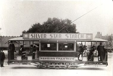 Photograph - BASIL MILLER COLLECTION: TRAM AT VIEW ST AND PALL MALL