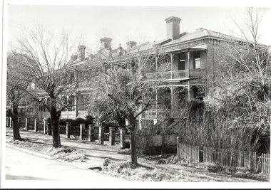 Photograph - BENDIGO: HUSTLERS TERRACE, 1965