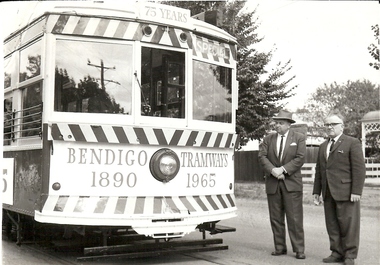 Photograph - BASIL MILLER COLLECTION: 75TH ANNIVERSARY TRAM