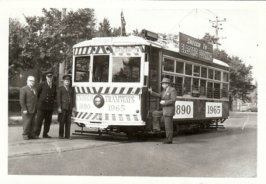 Photograph - BASIL MILLER COLLECTION: 75TH ANNIVERSARY TRAM