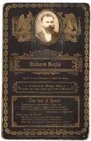 Photograph - RICHARD NETTLE: ST. MINAGO MINE, 1899