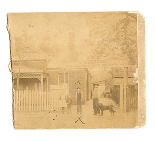 Photograph - R. WILLIAMS: LICENSED WINE AND SPIRIT MERCHANT, late 1800's ?