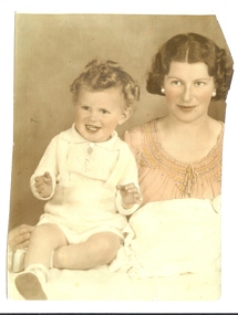 Photograph - MOTHER AND CHILD PORTRAIT, 1940's