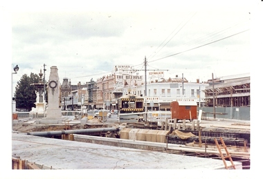 Photograph - BASIL MILLER COLLECTION: TRAMWORKS, BRIDGE AT CHARRING CROSS