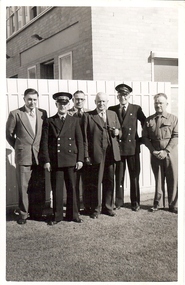 Photograph - BASIL MILLER COLLECTION: GROUP OF MEN, TRAMWAYS