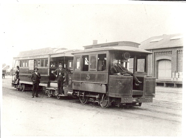 Photograph - BASIL MILLER COLLECTION: STEAM TRAM