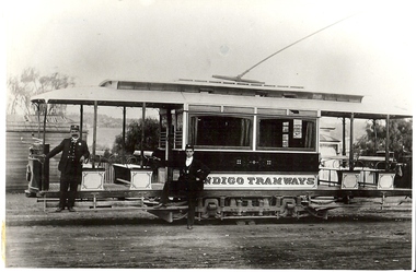Photograph - BASIL MILLER COLLECTION: TRAM - ELECTRIC, early 1900's - 1910 ?