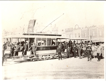 Photograph - BASIL MILLER COLLECTION:  TRAM - CHARING CROSS