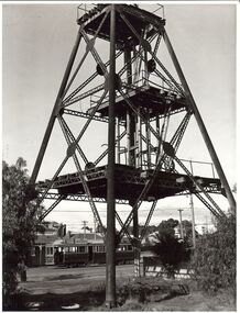 Photograph - BASIL MILLER COLLECTION: TRAMS AND MINE POPPET HEAD, unknown