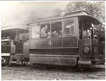 Photograph - BASIL MILLER COLLECTION: STEAM TRAM