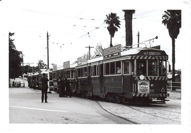 Photograph - BASIL MILLER COLLECTION: NO 18 TRAM AND OTHERS