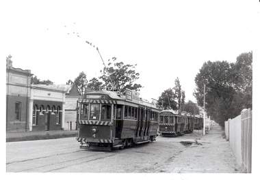 Photograph - BASIL MILLER COLLECTION: BENDIGO TRAMWAYS - TRAMS