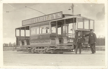Photograph - BASIL MILLER COLLECTION: ELECTRIC TRAM NO. 3