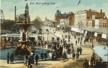 Postcard - BASIL MILLER COLLECTION: PHOTOGRAPHIC POSTCARD - PALL MALL LOOKING EAST