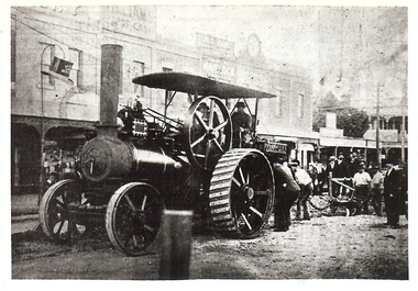 Photograph - BASIL MILLER COLLECTION: PHOTOGRAPHIC COPY OF STEAM TRACTION ENGINE