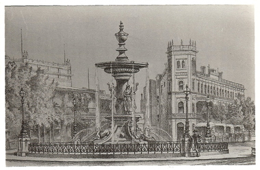 Photograph - BASIL MILLER COLLECTION: PHOTOGRAPHIC COPY OF ALEXANDRA FOUNTAIN