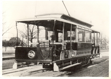 Photograph - BASIL MILLER COLLECTION: ELECTRIC TRAM 1903