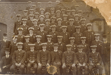 Photograph - BASIL MILLER COLLECTION: TRAMWAY STAFFS, 1908