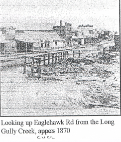 Photograph - LONG GULLY HISTORY GROUP COLLECTION: EAGLEHAWK ROAD FROM THE LONG GULLY CREEK