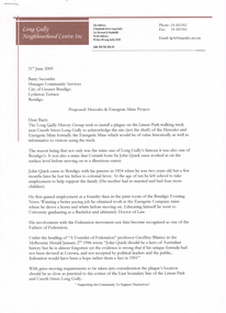 Document - LONG GULLY HISTORY GROUP COLLECTION: PROPOSED: HERCULES & ENERGETIC MINE PROJECT