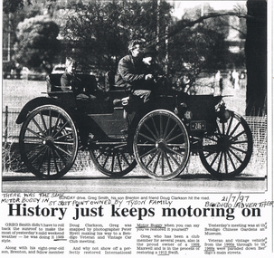 Newspaper - LONG GULLY HISTORY GROUP COLLECTION: GREG AND BRENTON SMITH