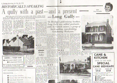 Newspaper - LONG GULLY HISTORY GROUP COLLECTION: LONG GULLY, 1976
